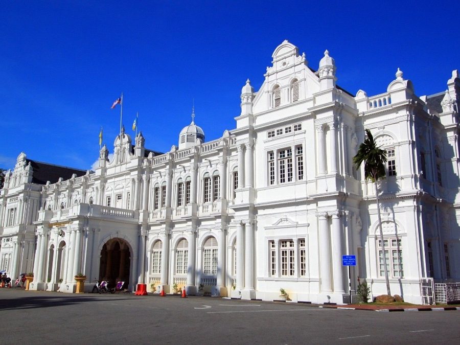 Penang City Hall on the Esplanade